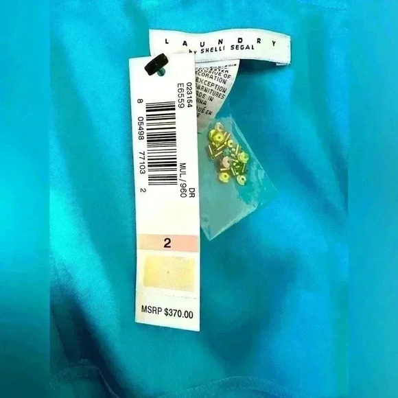 Laundry by Shelli Segal Silk Strapless Formal Maxi Dress Size 2 - Picture 8 of 10